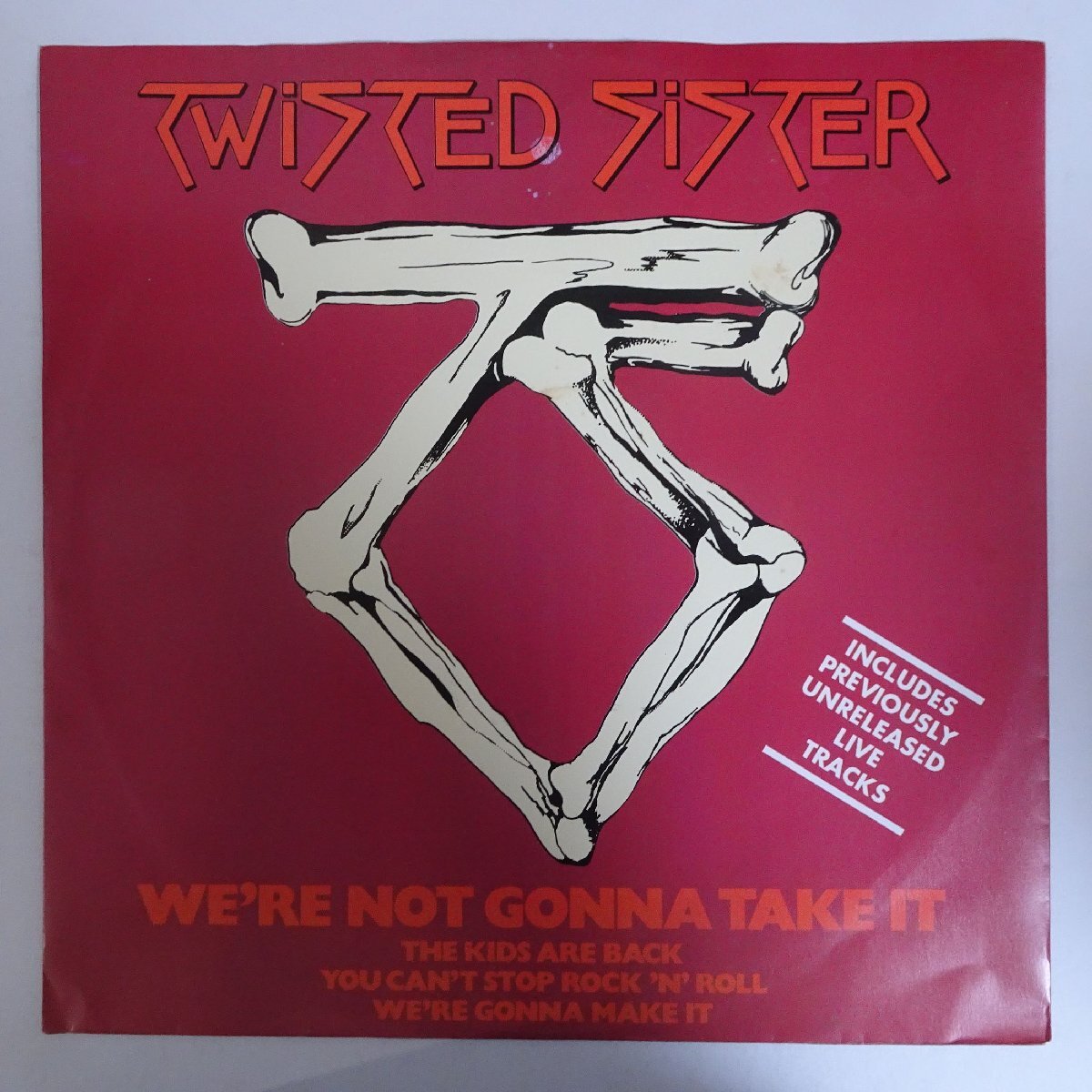 We Re Not Gonna Take It Deutsch 【やや傷や汚れあり】10024032;【UK盤/12inch】Twisted Sister / We're Not Gonna Take It