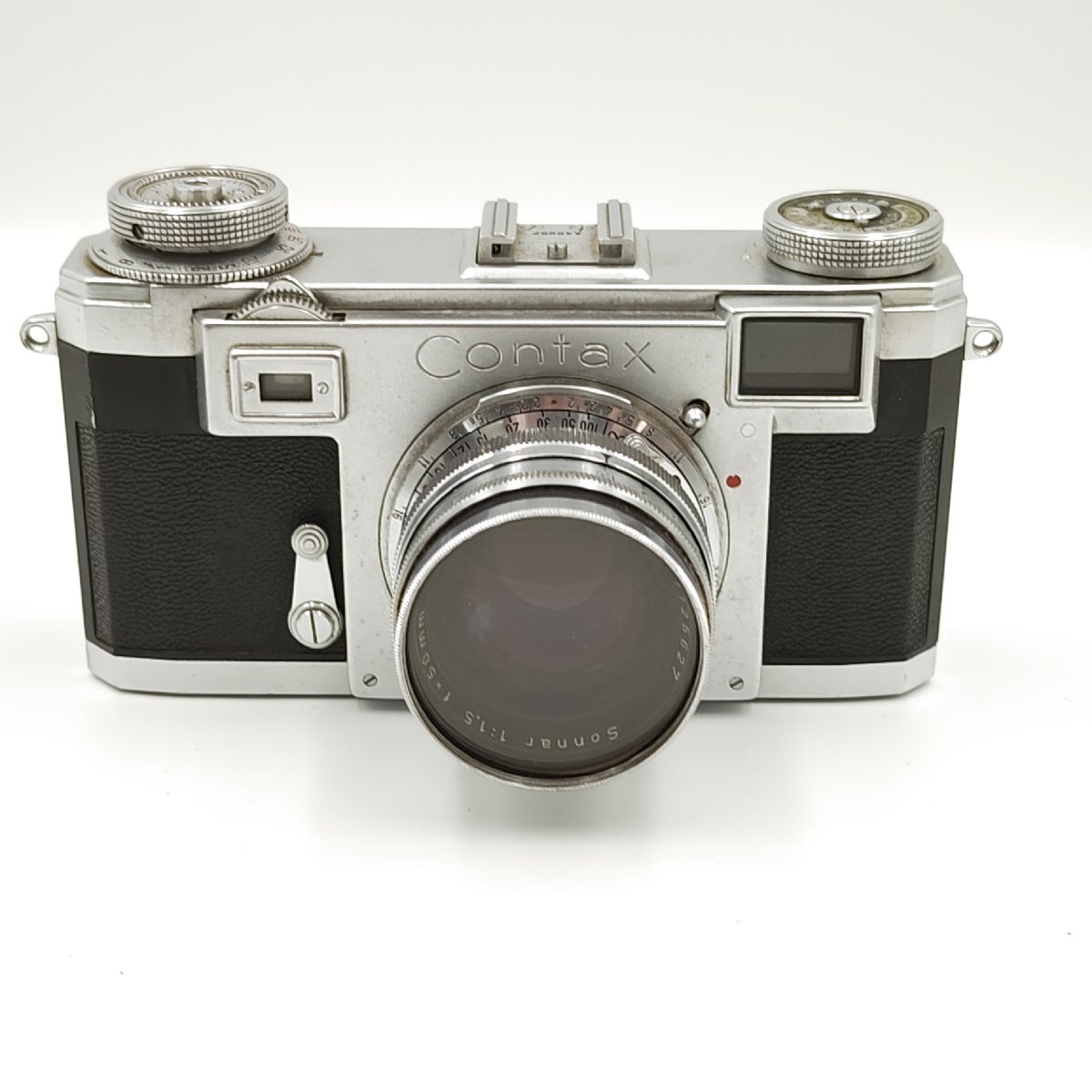 Télémètre Contax 2A 35mm avec objectif pliable Carl Zeiss Sonnar 1:1,5 f:50mm