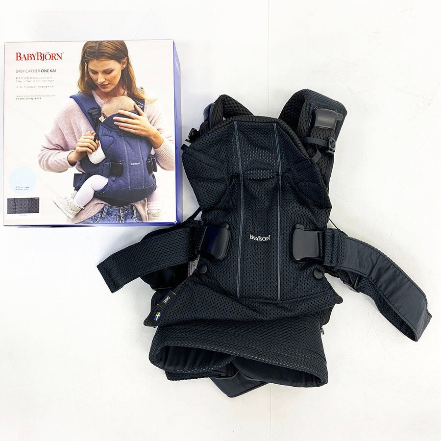 【目立った傷や汚れなし】美品 babybjorn ベビービョルン ONE KAI Air ワンカイエアー 抱っこ紐 BABY CARRIER