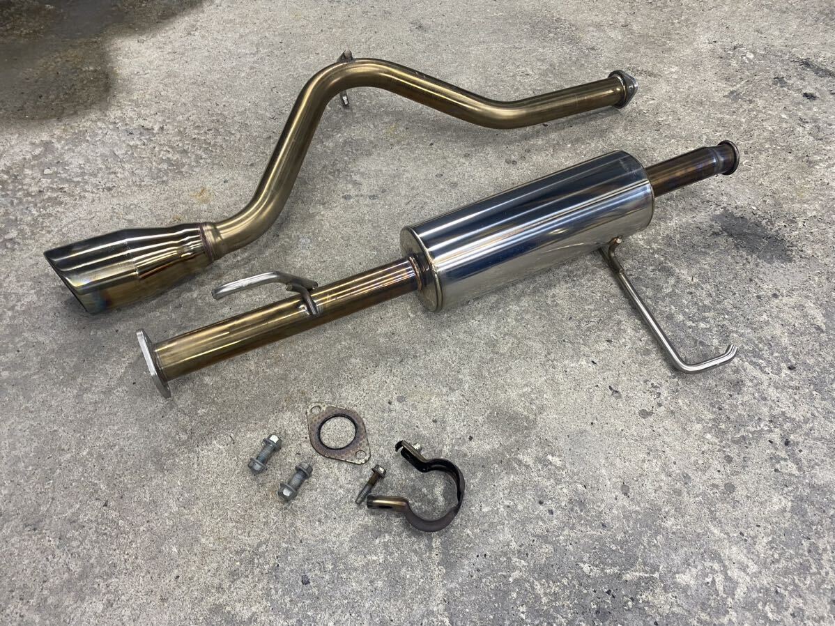 Bluefin スズキ キャリー 後期 DA16T 車マフラー 砲弾型 Amazon | Bluefin キャリー トラック マフラー 3BD-DA16T 後期