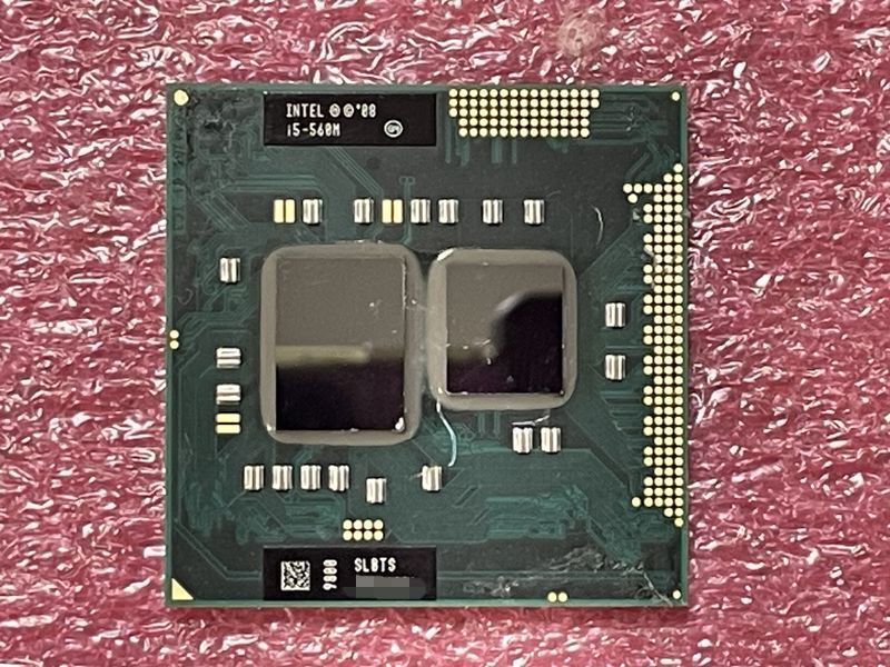 【目立った傷や汚れなし】#1325 Intel Core i5-560M SLBTS (2.66GHz/ 3M/ Socket G1) 保証付 ...