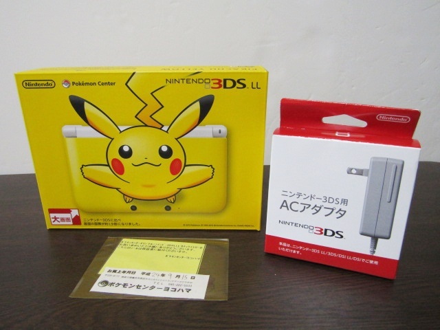 新品未使用未開封】Newニンテンドー3DS LL ピカチュウ【イエロー】（1  