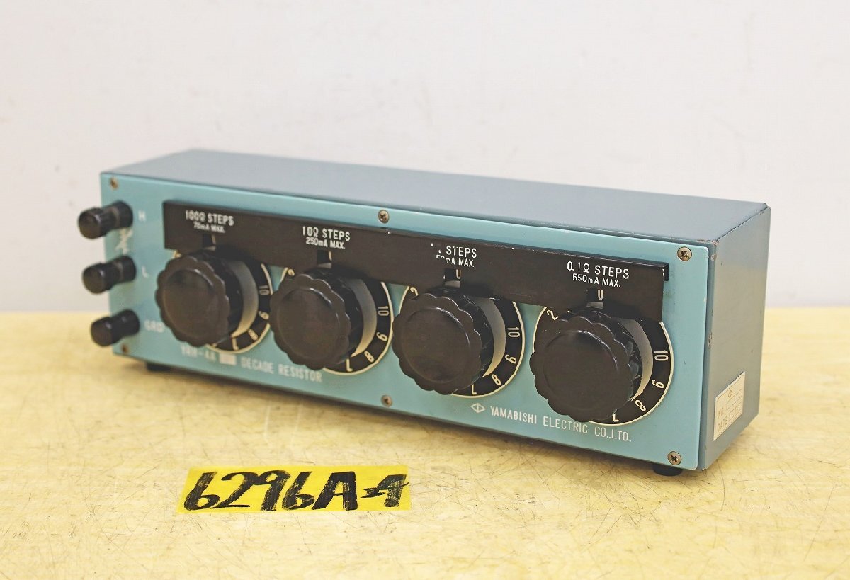 3台まとめ　山菱　YRH-6A　可変抵抗器　ダイヤル　現状渡し 3台まとめ 山菱 YRH-6A 可変抵抗器 ダイヤル 現状渡し 3台まとめ