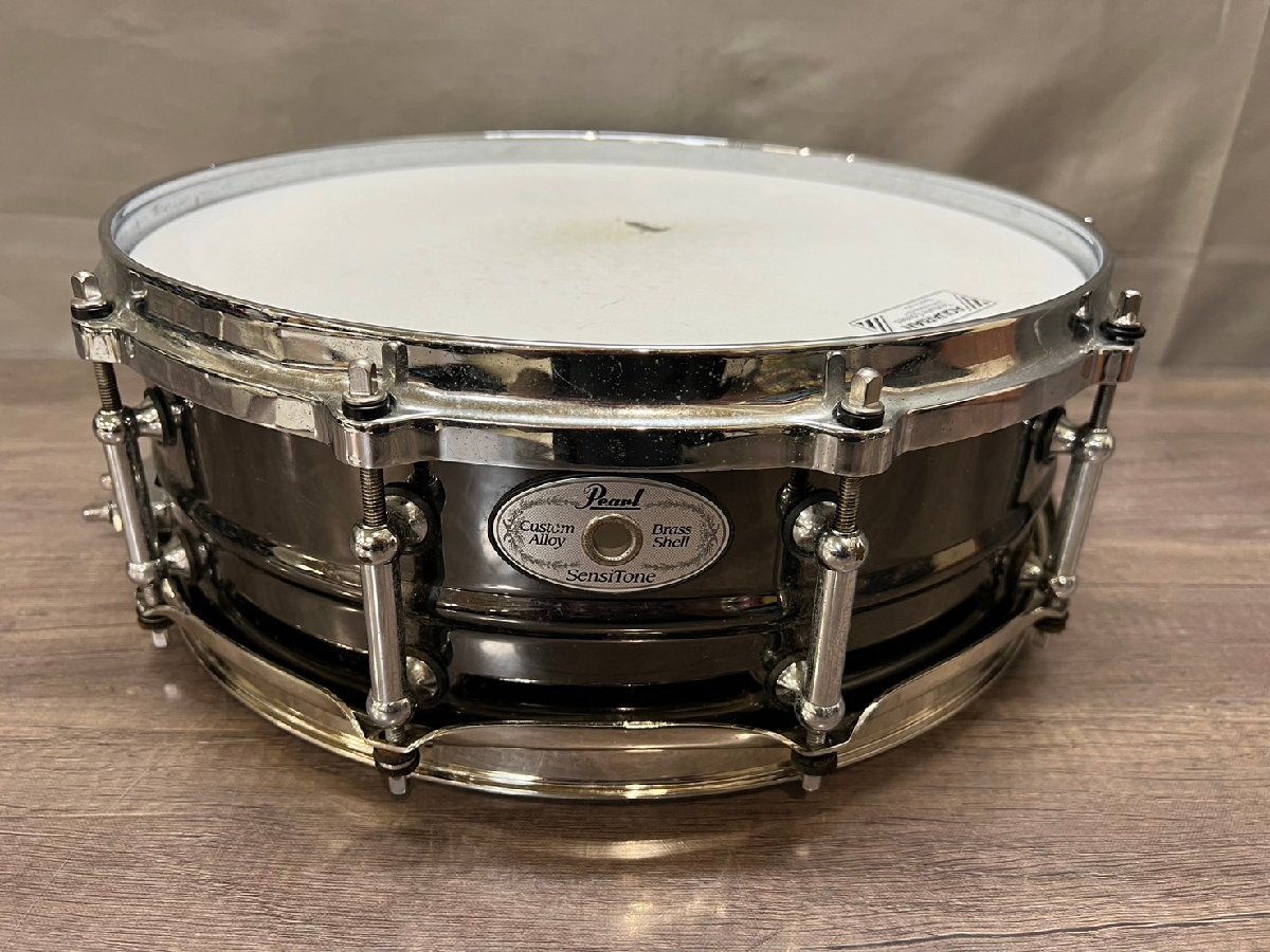 Pearlスネアドラム 13 早い BrassShell SensiTone 