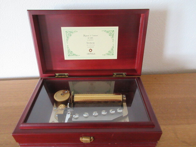 ORPHEUS オルゴール 愛の讃歌 エーデルワイス ORPHEUS オルゴール 愛の