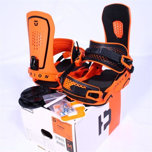 【美品1回のみ使用品】UNION FORCE 23/24 ビンディング 23-24 2024 UNION ユニオン FORCE フォース スノーボード