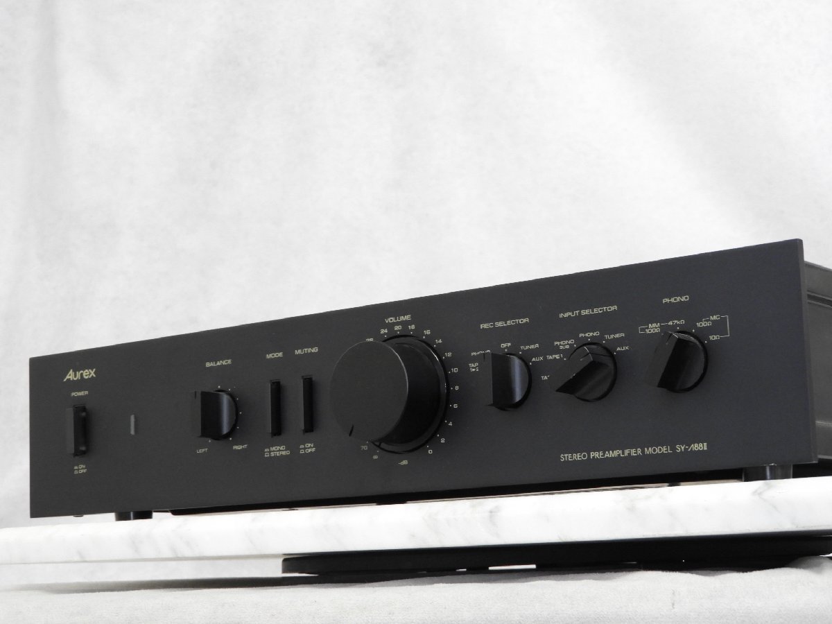 プリアンプ Aurex SY-Λ88II 整備済みの完動品 【公式通販】