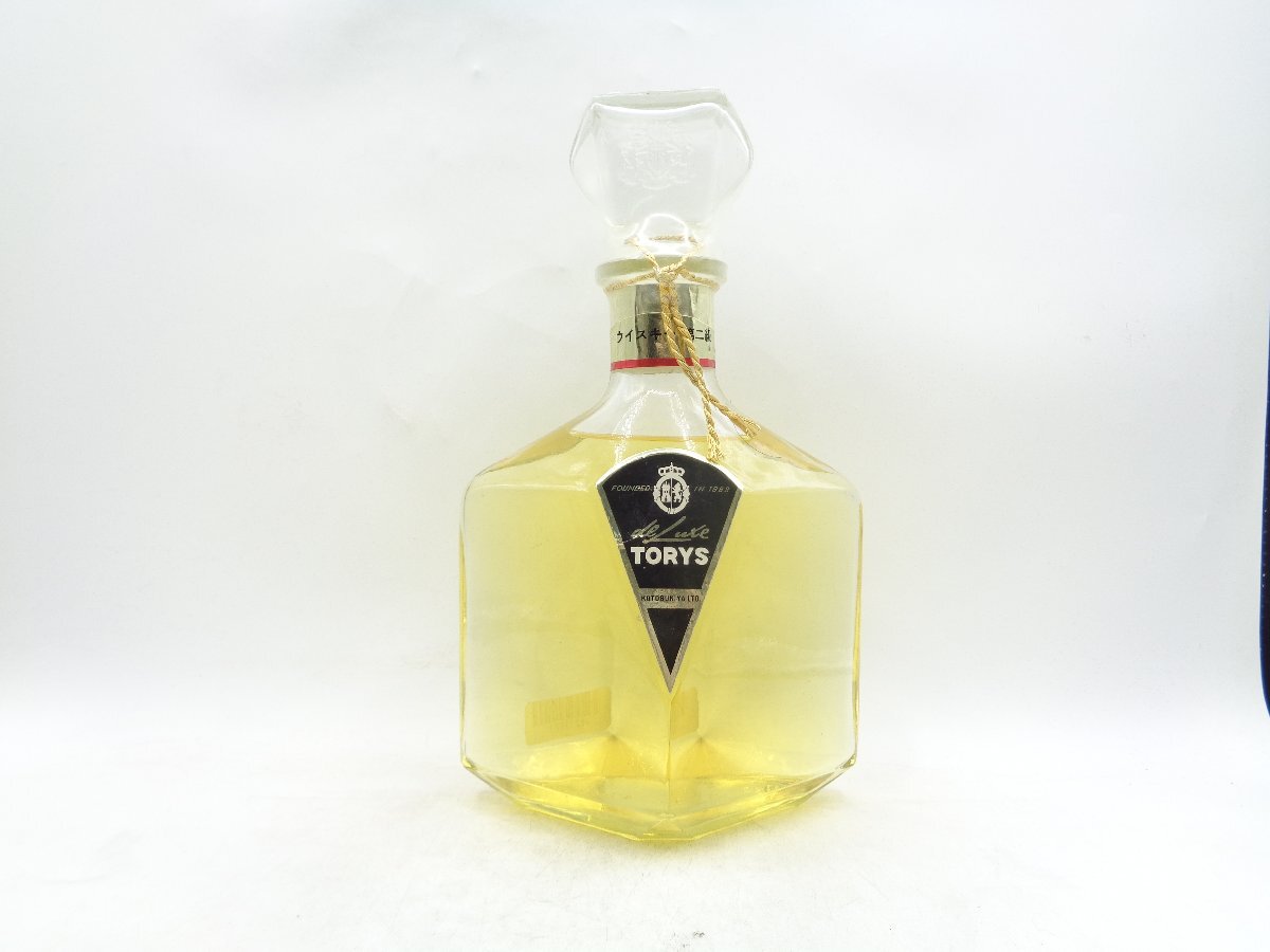 美品 サントリー トリス ウイスキー 37度 デラックス 古酒 箱付き 未