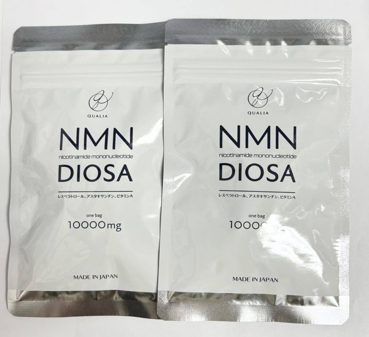 QUALIA NMNサプリ 10000mg 60粒×2袋 QUALIA NMNサプリ 10000mg 2ヶ月分 【