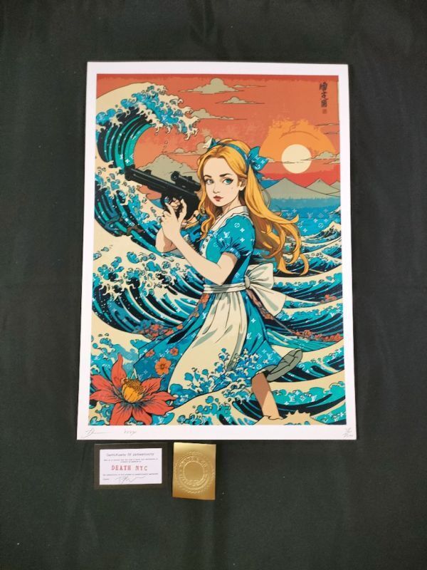 death nyc 世界限定100枚ディズマランド浮世絵