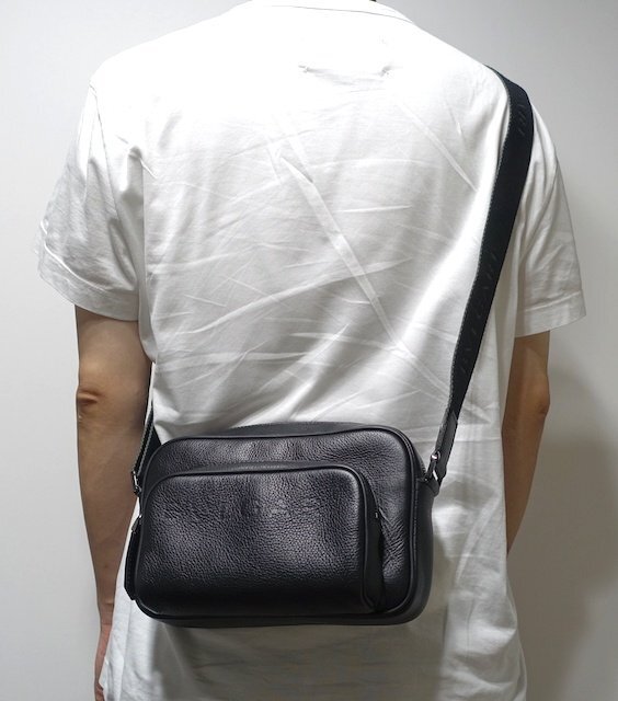 ✨極美品✨BVLGARI ブルガリ 黒ブラック グレインレザー ✨極美品✨