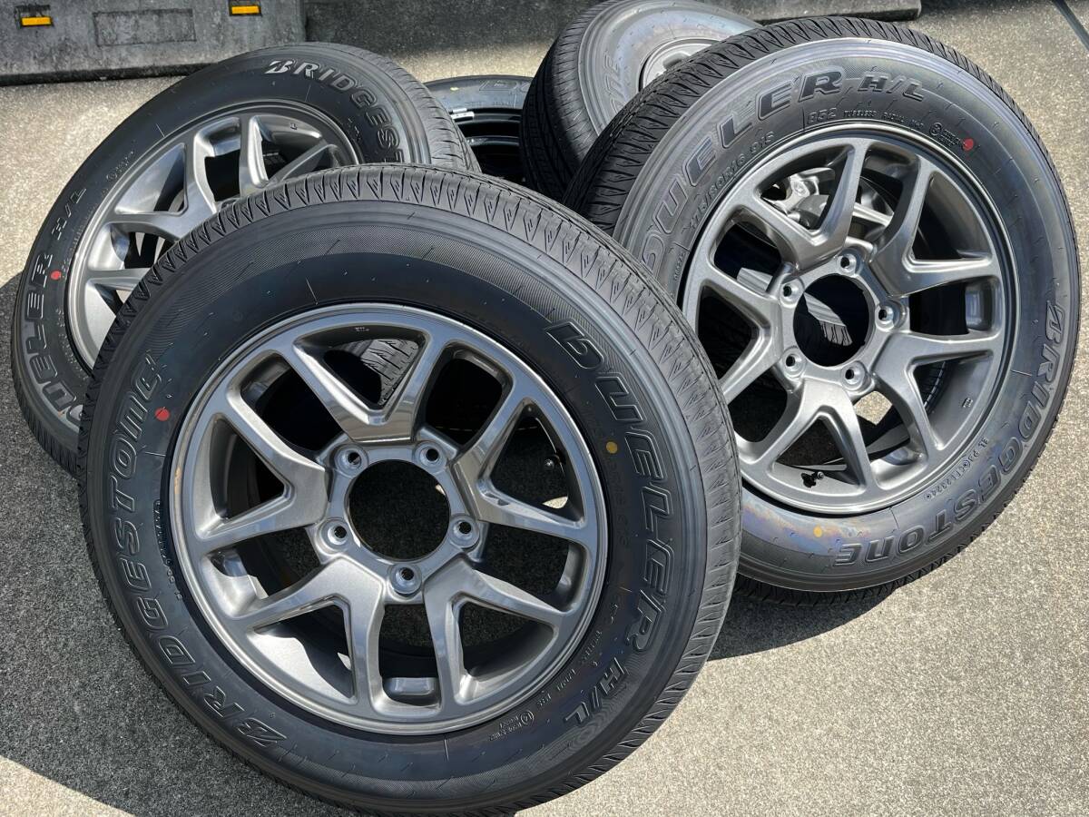新車外し ジムニー 175/80R16 ブリヂストン DUELER 4本セット