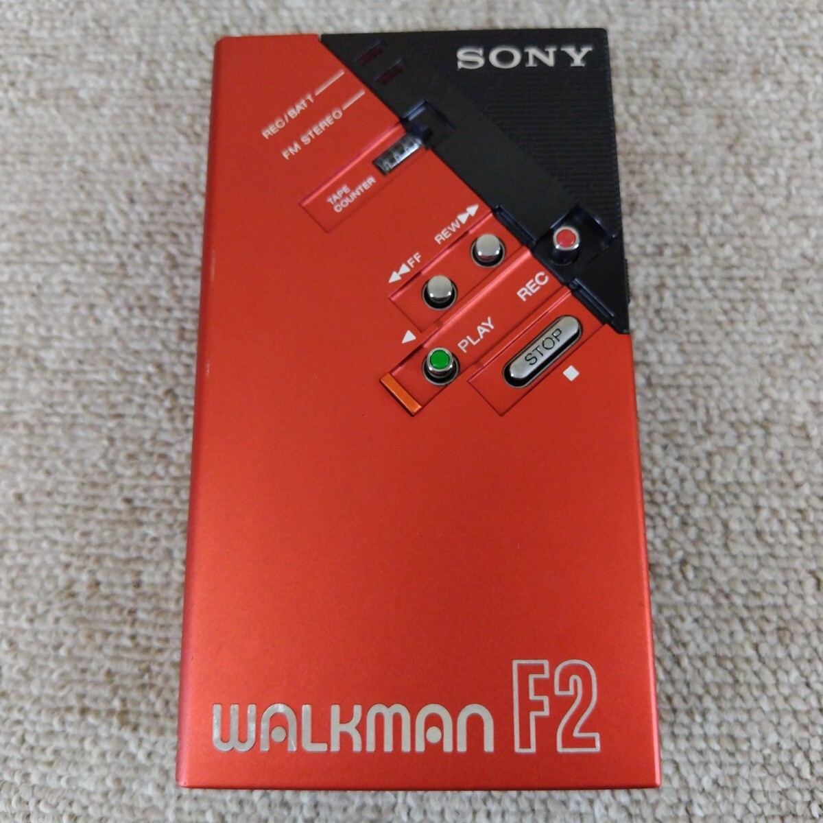 SONY WALKMAN WM-F202 カセットプレーヤー 赤 故障品 【公式通販】