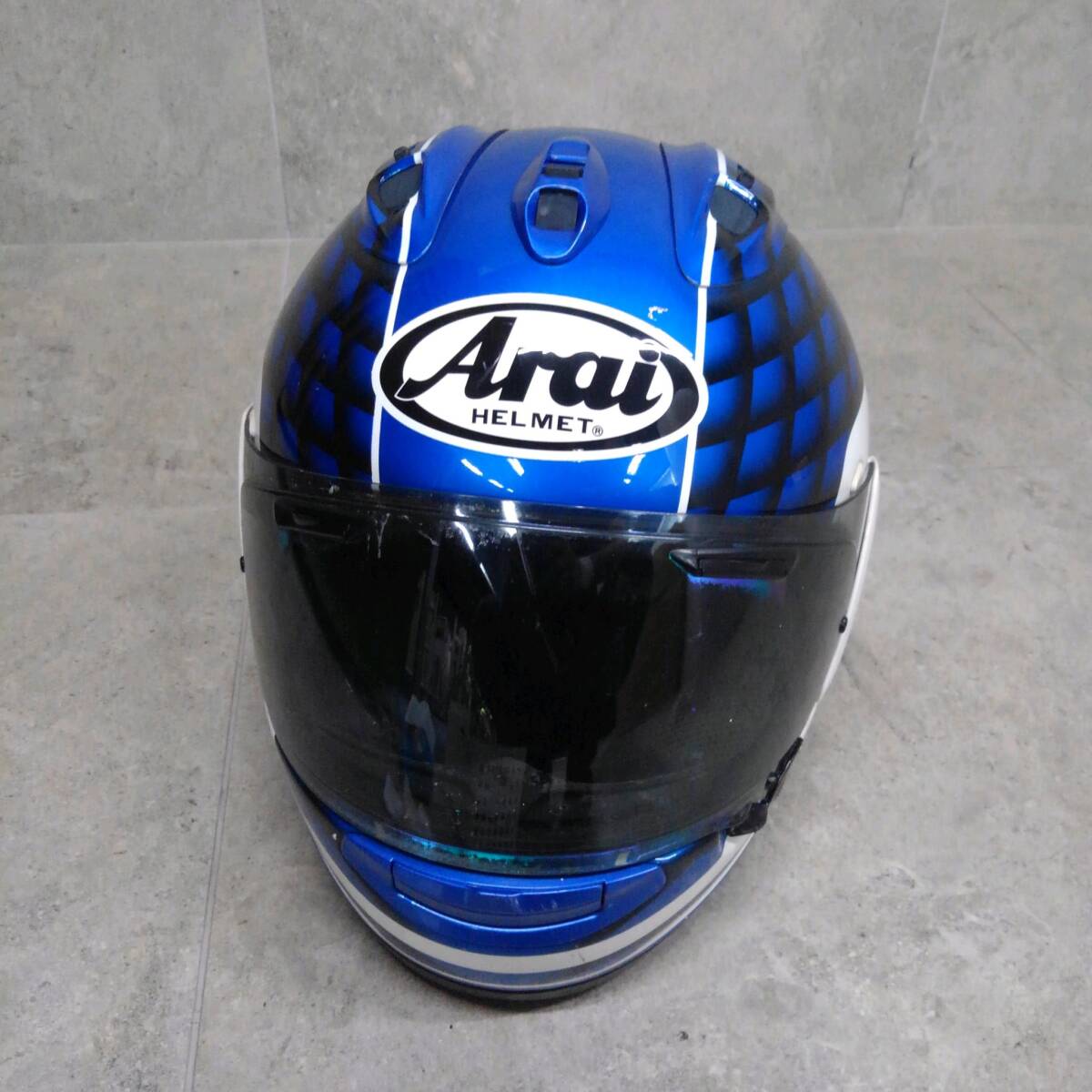 ☆Arai アライ フルフェイス ヘルメット 61.62cm 純正袋付