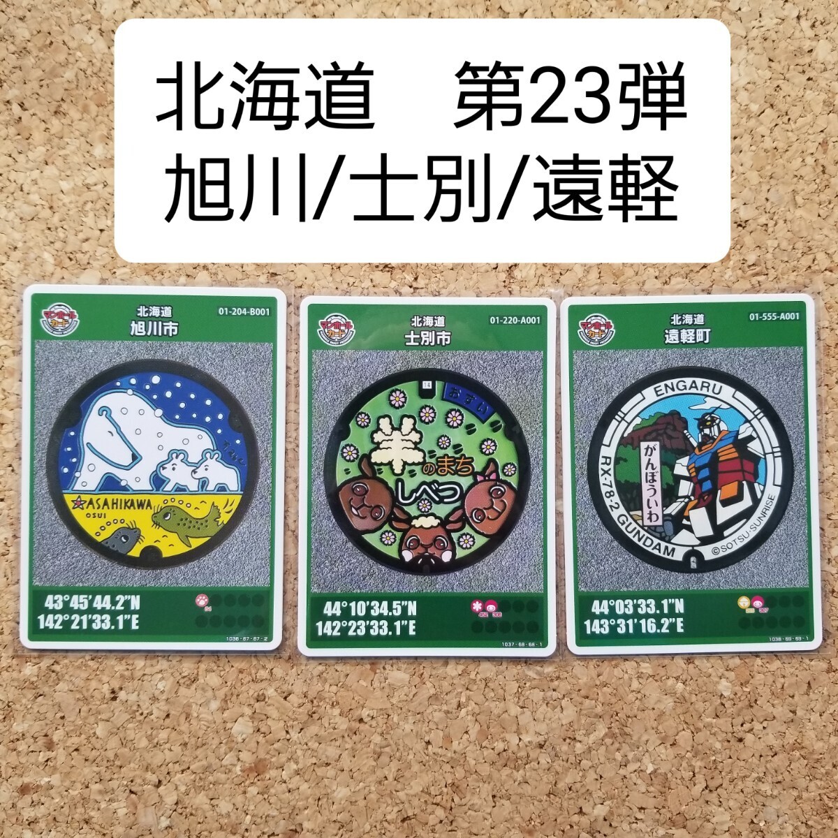 ロット001】マンホールカード 京都府 京丹後市B くつろぐ