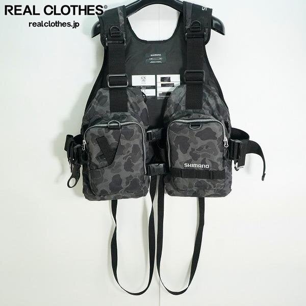 ⭐️即日発送⭐️シマノゲームベスト　SHIMANO ライフジャケット Amazon | シマノ(SHIMANO) ゲームベスト VF-024U リアルブラック