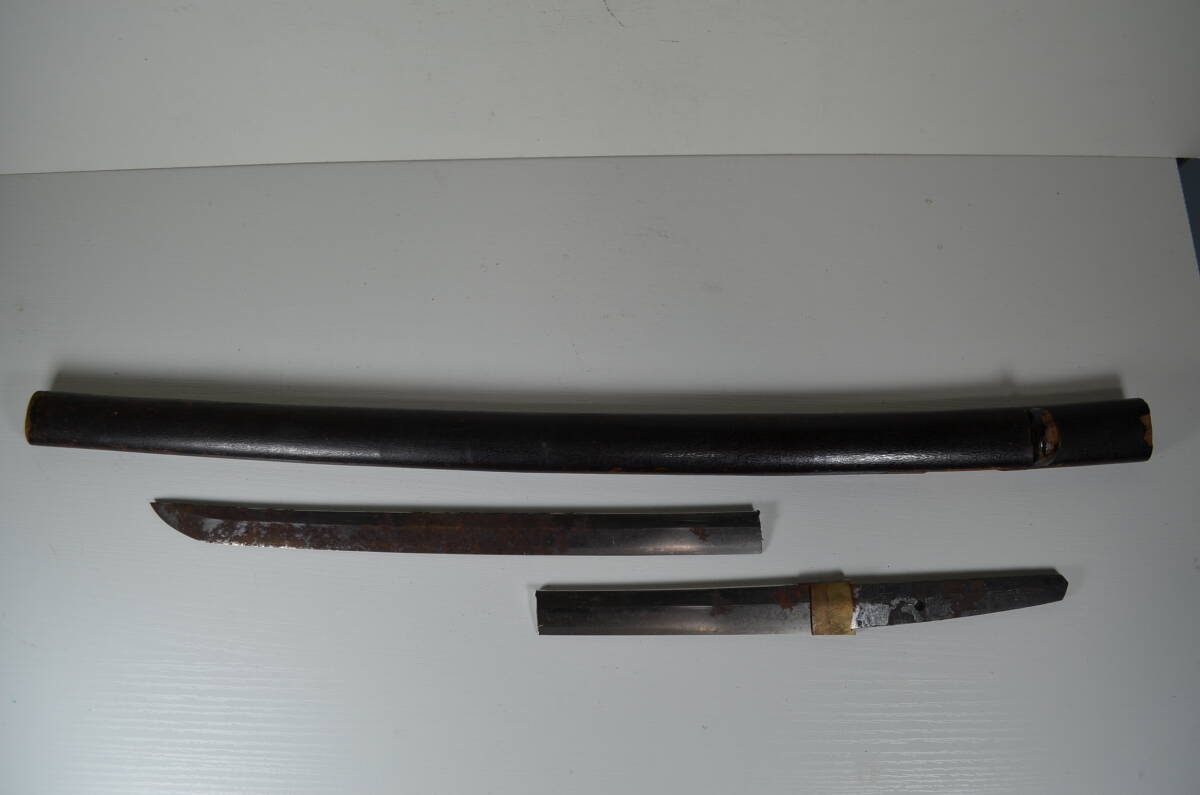 ジャンク 江戸時代 残欠 古い日本刀 合法サイズにカットされています