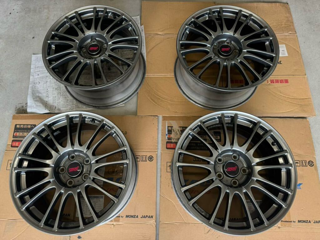 WRX STI VAB 純正OP BBS製ホイール4本