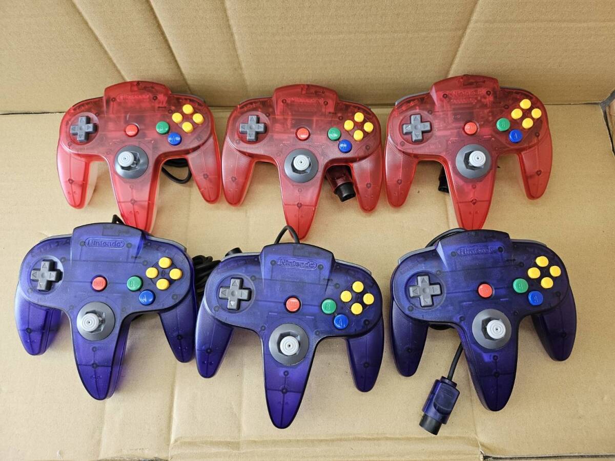 NINTENDO64 本体 ミッドナイトブルー ソフト コントローラー付き 7-136