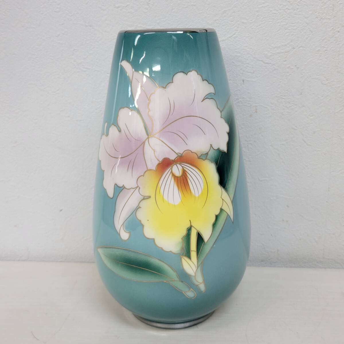 戦前の古い七宝焼花瓶、ミニサイズ