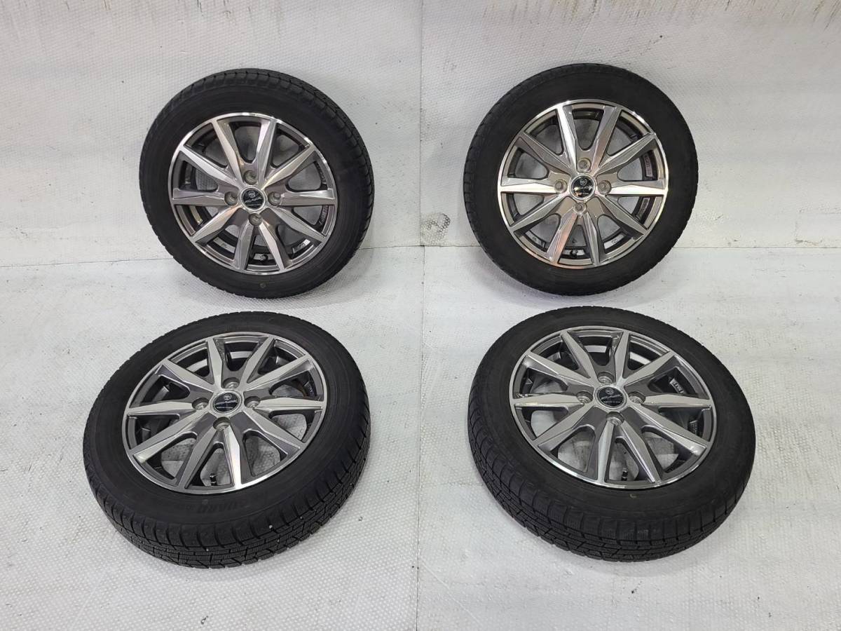◇ENKEI/SMACK 14インチ 14x5.5J+43 PCD100 4穴 155/65R15 引っ張り