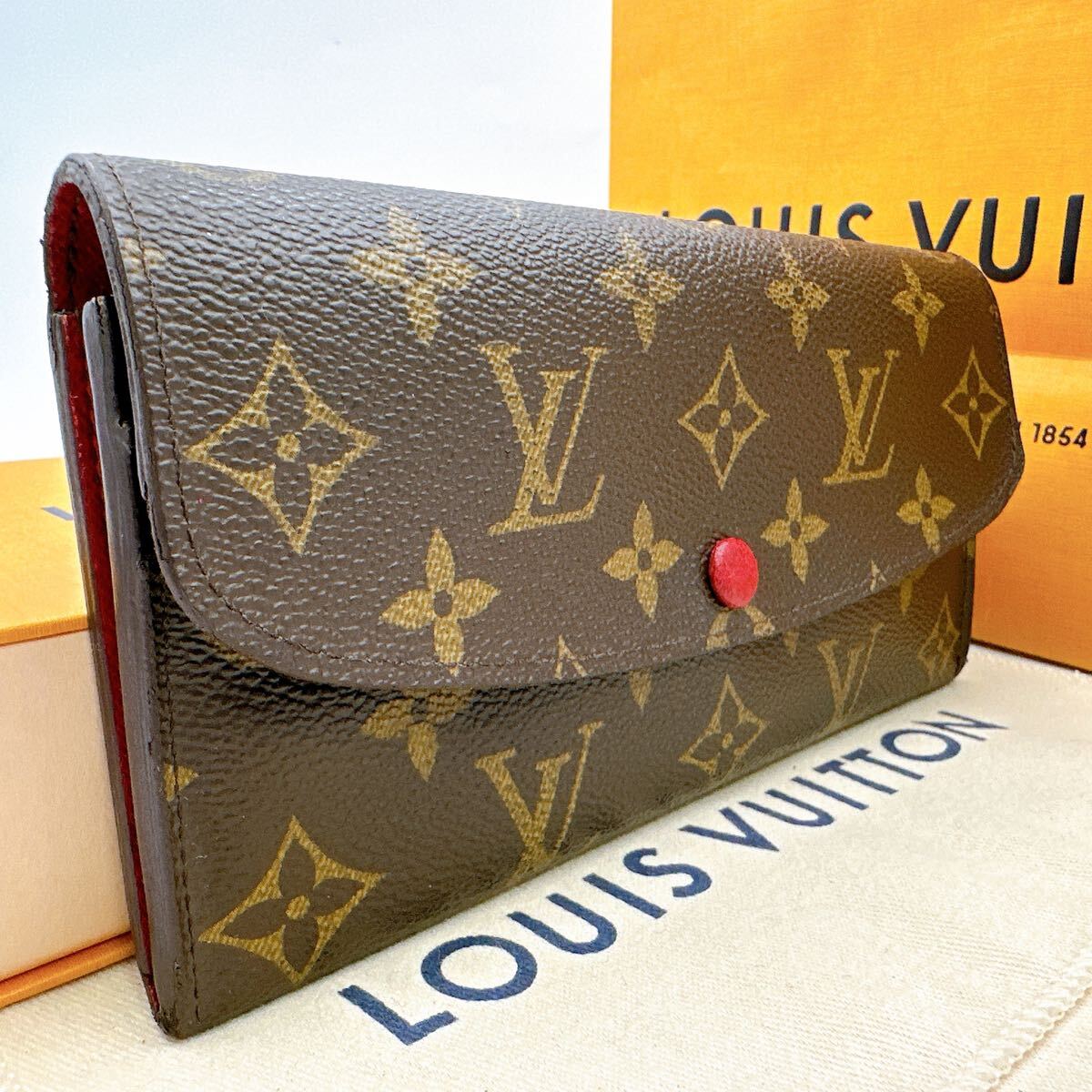 極美品✨ ルイヴィトン モノグラム ポルトフォイユ・エミリー 古い 長財布