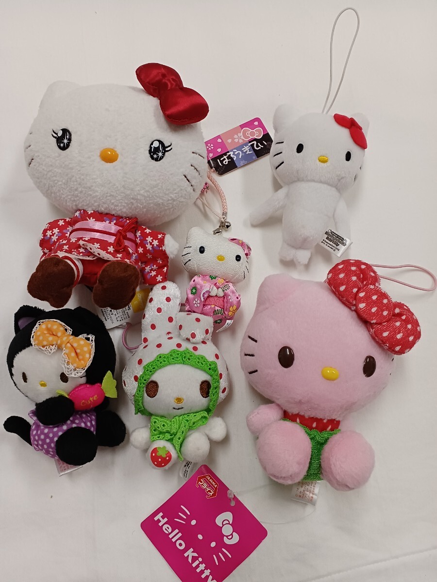 ハローキティ・マイメロディ ぬいぐるみ他セット ハローキティ・マイメロディ・ぬいぐるみセット