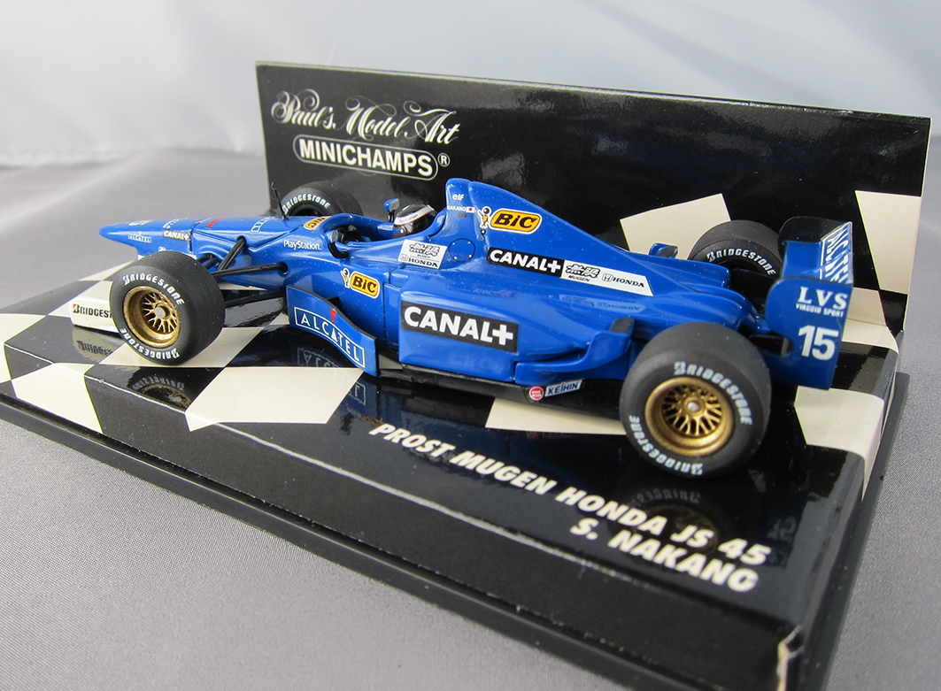 【やや傷や汚れあり】MINICHAMPS 1/43 プロスト無限ホンダ JS45 1997年 中野信治の落札情報詳細 - Yahoo ...