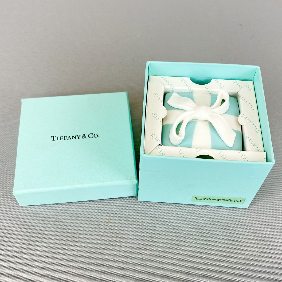 Tiffany & Co. クリスタルボウボックス、ギフトボックス型小物入れ 楽天市場】【中古】Tiffany&Co. ティファニー ボウ ボックス