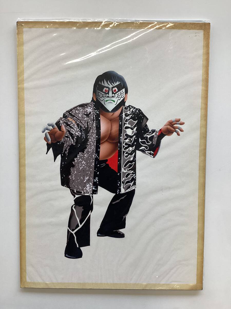 坂井永年 イラスト 原画 ②（全日本プロレス (坂井永年 原画