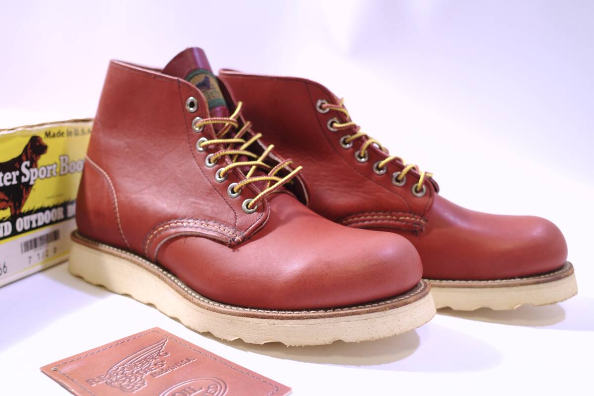 極上革質94年製REDWING 半円犬タグ 875 （REDWING レッドウイング 9870 