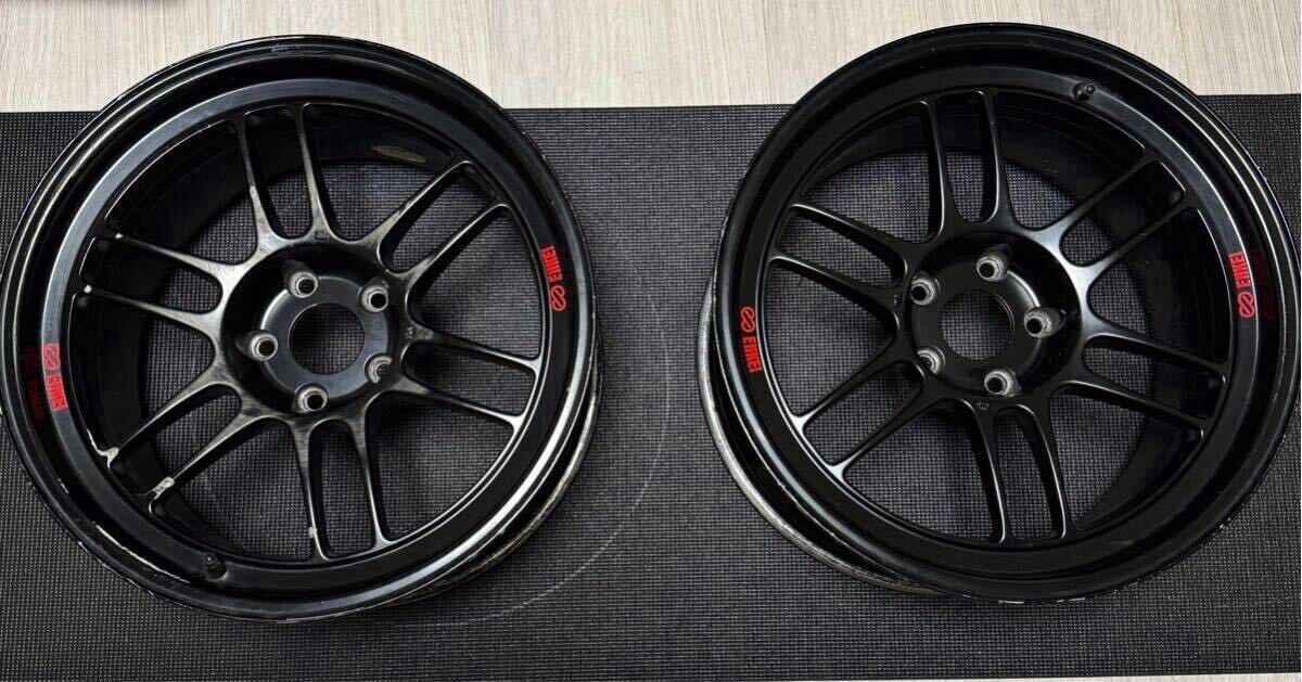 やや傷や汚れあり】エンケイ ENKEI RPF1 Matte Black 18インチ 9.5J +