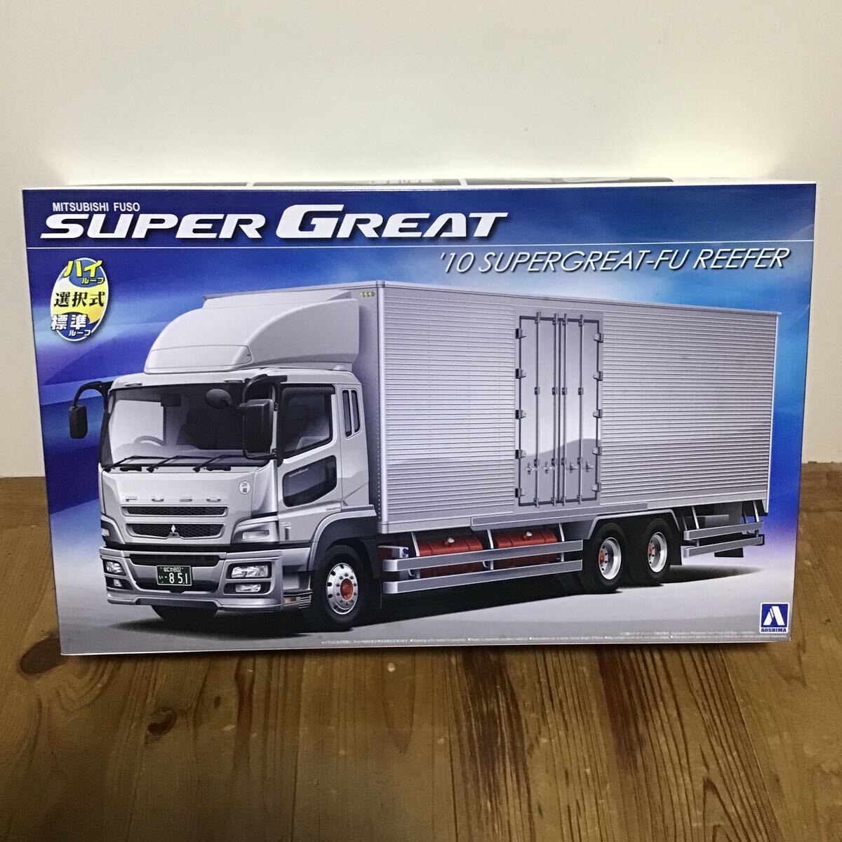 アオシマ 1⁄32 ミドルフレイト 日野レンジャー 冷凍車 トランテックス