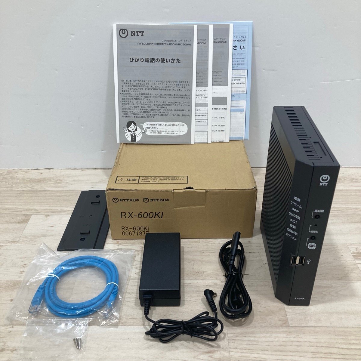 美品 NTT RX-600MI ホームゲートウェイ 錆びる ひかり電話ルータ