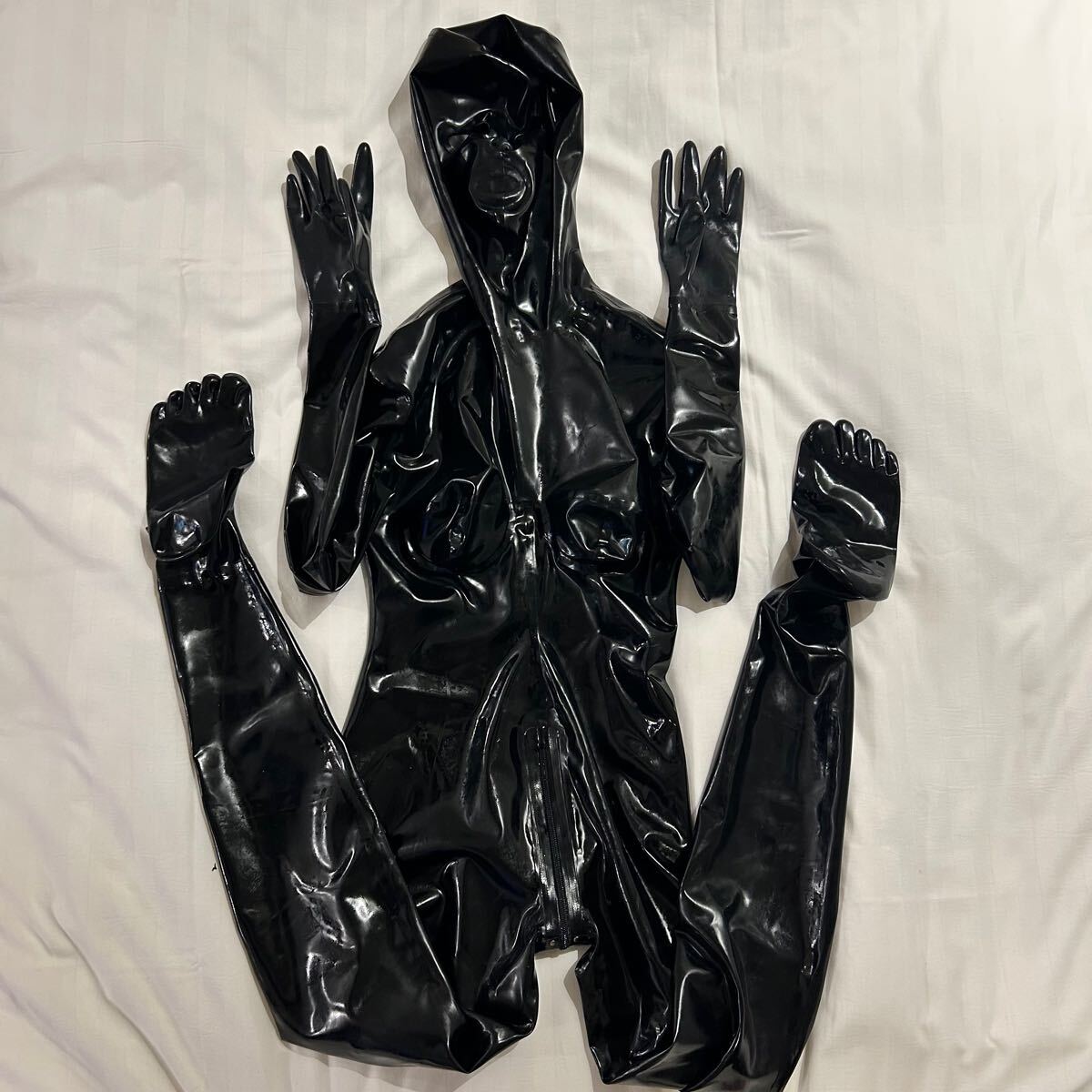 未使用】ラバースーツ コスプレ ZENTAI ラテックススーツ アトラク