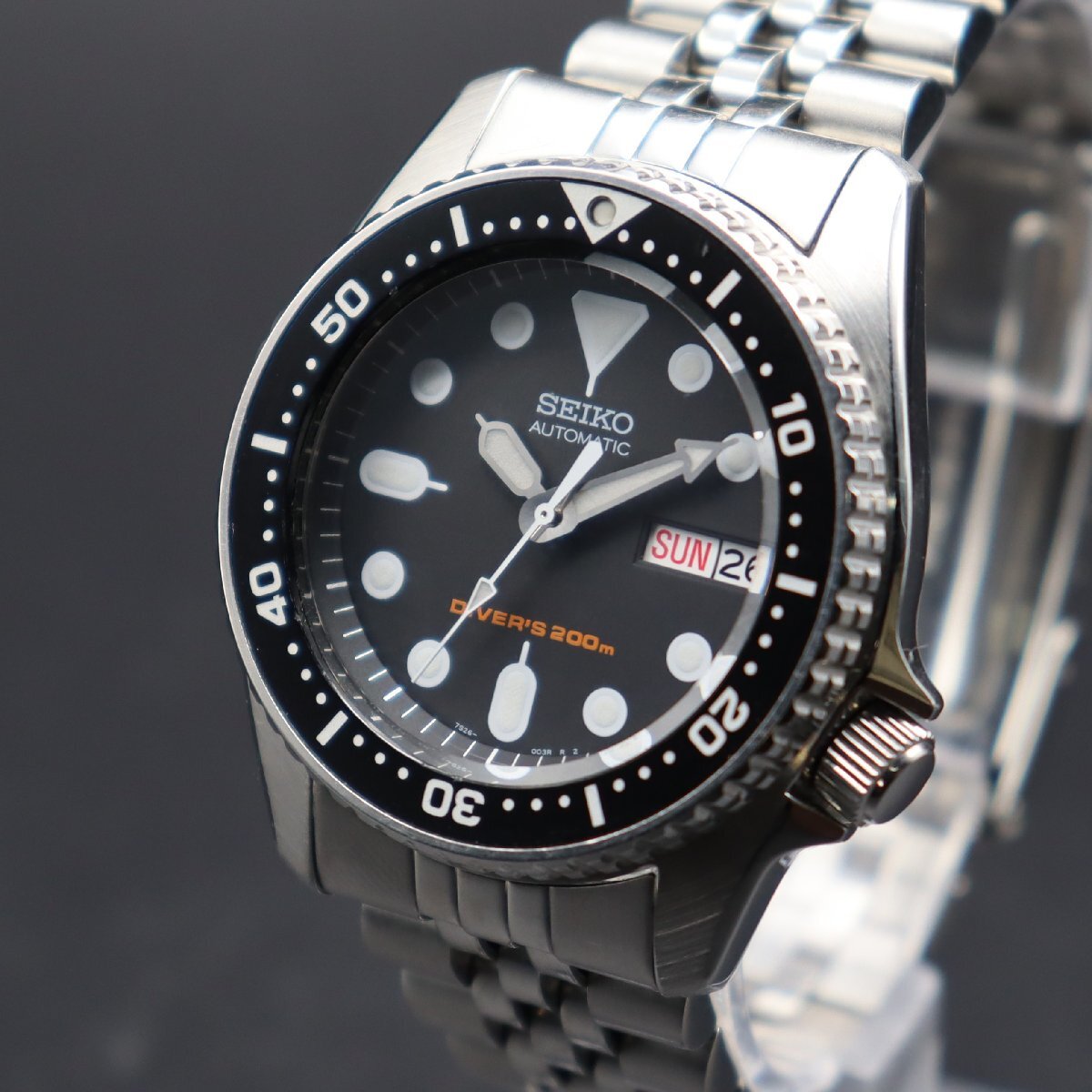 セイコー 自動巻き ダイバーズウォッチ 200m防水 SKX007K