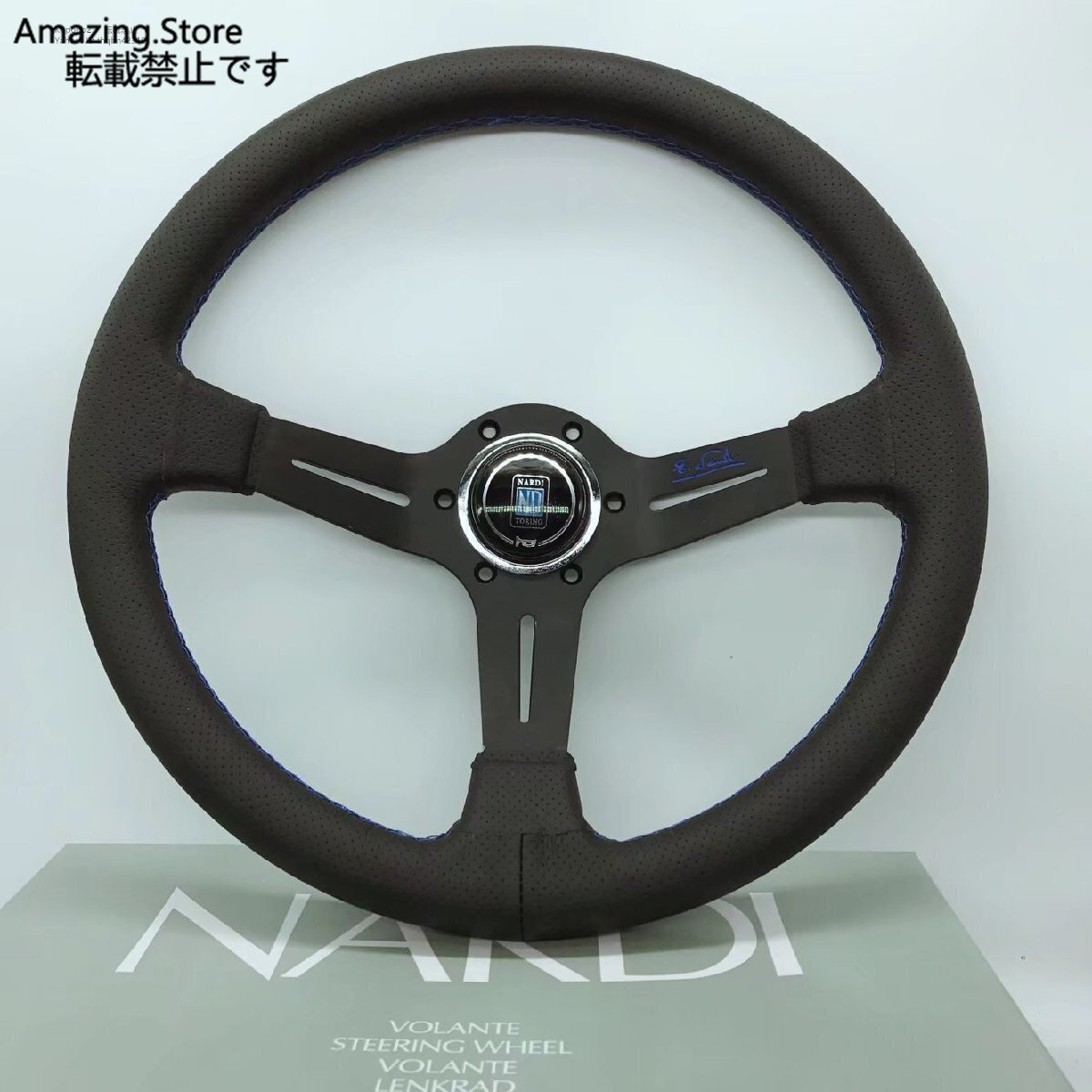 NARDIステアリング クラシック ウッド&ポリッシュスポーク14インチ 社外 NARDI CLASSIC ウッド&ポリッシュスポーク 34/N340