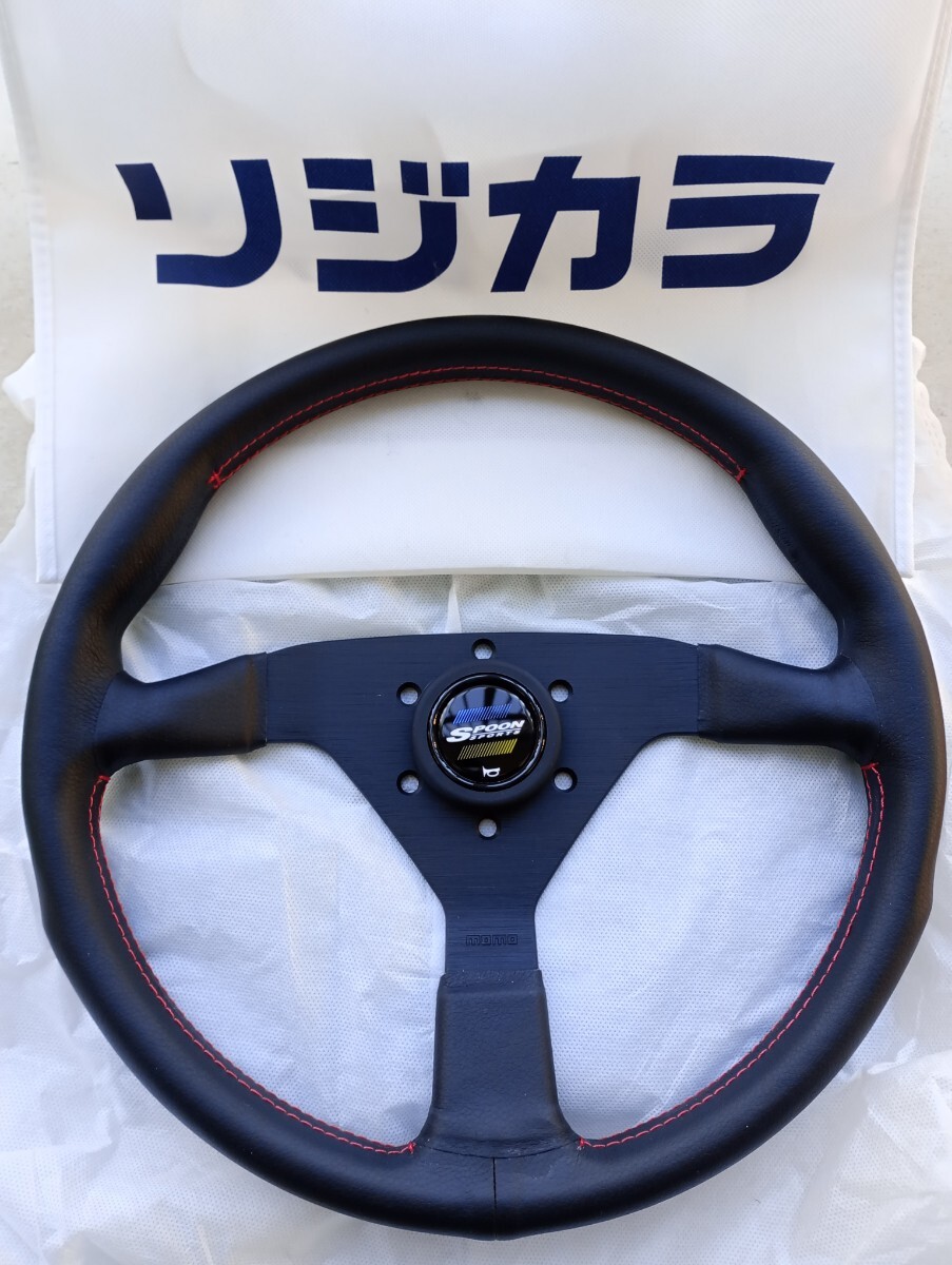 無限MUGEN ステアリング　350mm 無限-MUGEN-]ステアリングホイールハンドル 35φ×3スポーク