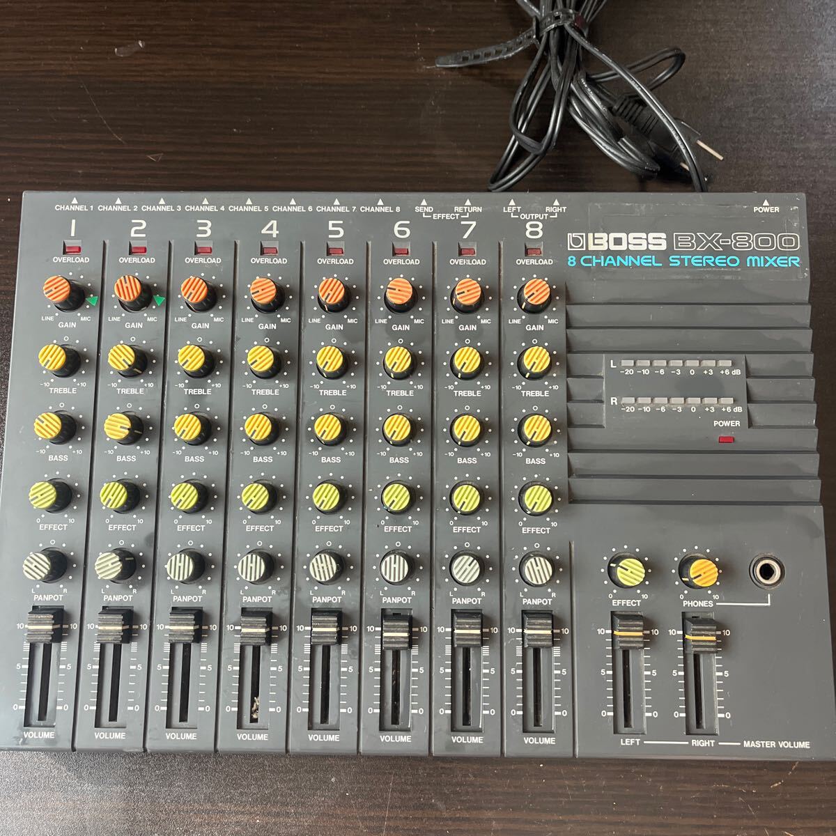 ジャンク扱い ボス 8ch ステレオミキサー BOSS BX-8 小型