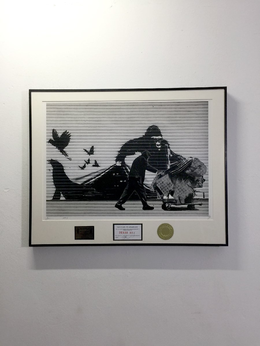 RENCY レンシー BANKSY バンクシー 猿の議会 2ドル札 Banksy's chimp-depicting 'Devolved Parliament' sells for