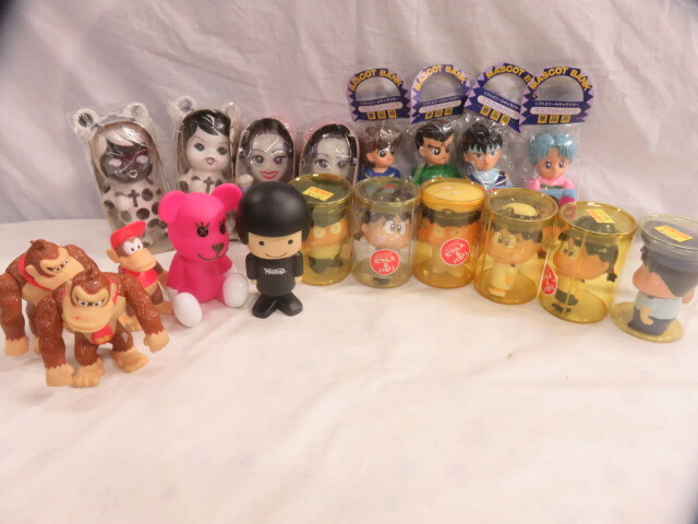 [当時物]ドンキーコング フィギュア 9体+トロッコ セット 当時物]ドンキーコング フィギュア 9体+トロッコ セット 当時物