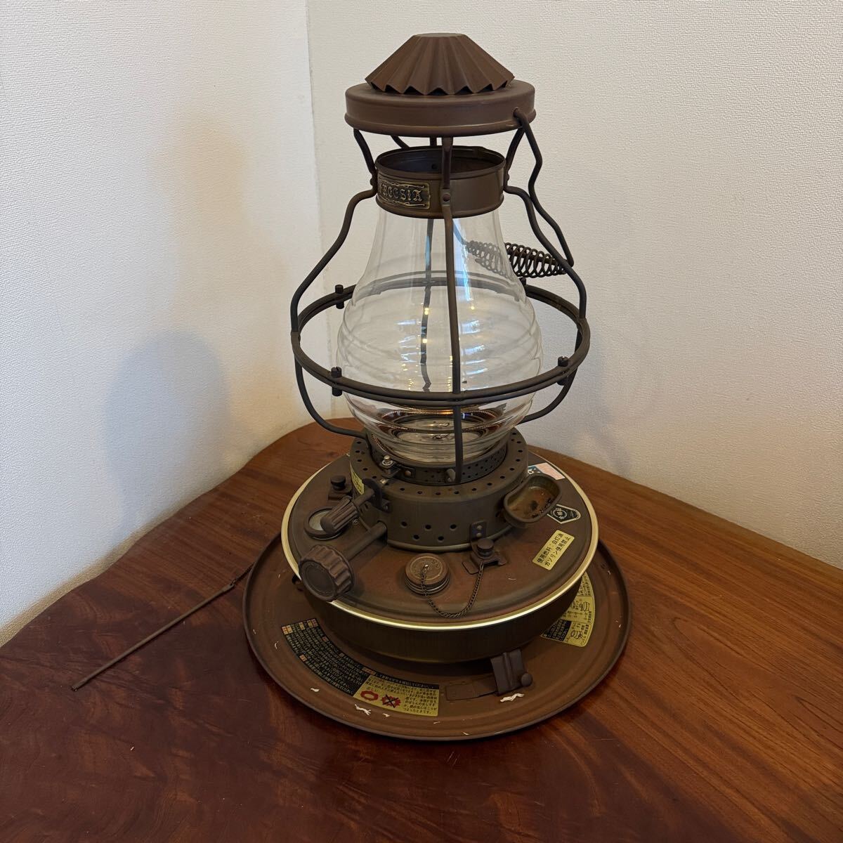 美品】ニッセン 石油ストーブ IS-3 ゴールドフレーム フリージア