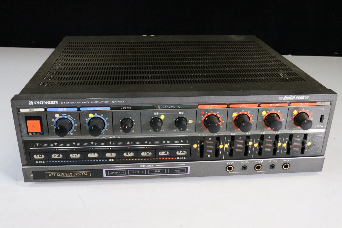 02Pioneer パイオニア カラオケアンプ SA-V21II 動作確認済 5 パイオニア カラオケアンプ SA-V21Ⅱ 動作確認済み 品