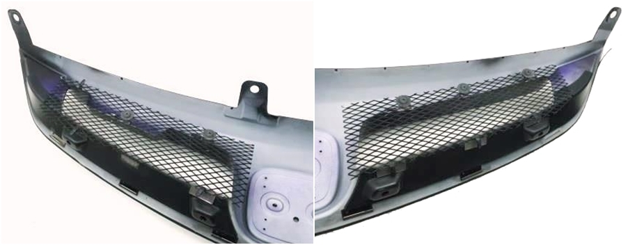 JB64 JB74 ジムニーシエラノマド チッピング塗装グリル SL極小網 赤