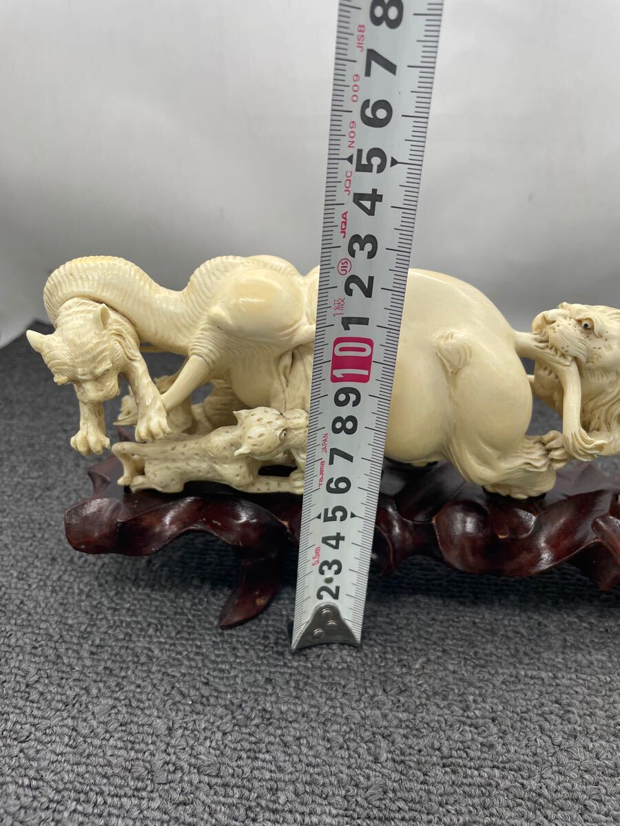 象牙風 (マンモス牙)根付 置物