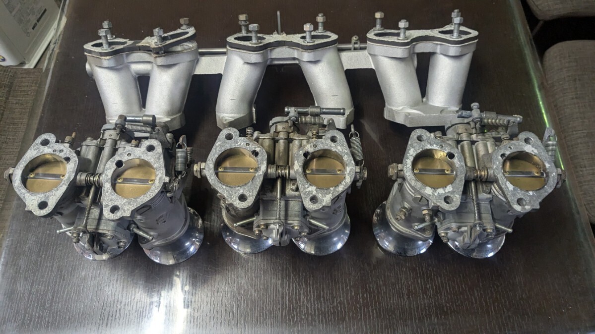 TRD トスコ　綱島　18R-Gレース用　 ツインプラグ用インマニ　ソレックス５０Φ用 TRD トスコ 綱島 18R-Gレース用 ツインプラグ用インマニ ソレックス５０Φ用