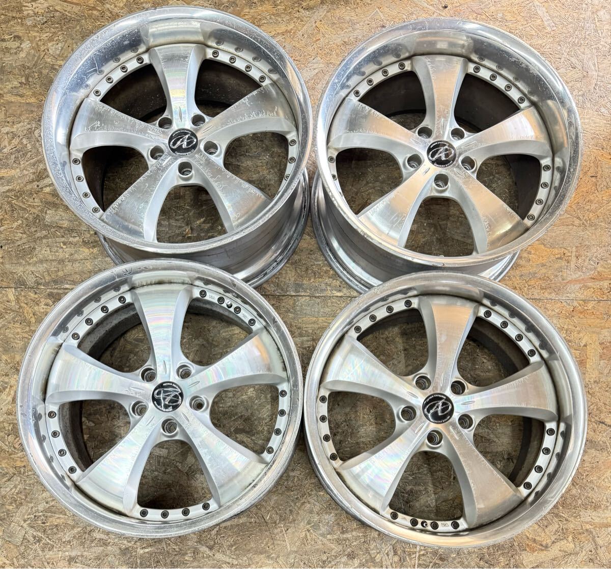 中古】☆1892☆ RAYS アーサーエクスチェンジ 18x9J10J +32 5穴PCD114