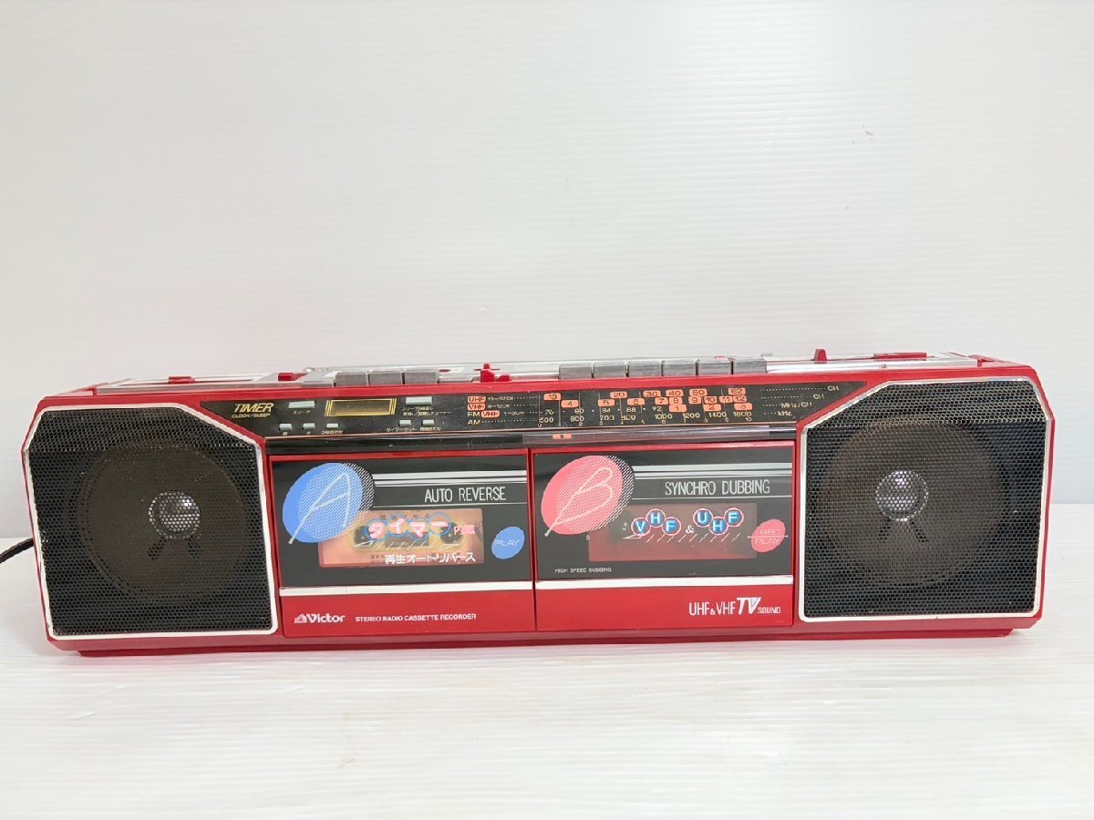 MDコンポ カセット CD victor ジャンク　レトロ　昭和レトロ MDコンポ カセット CD victor ジャンク レトロ 昭和レトロ MD