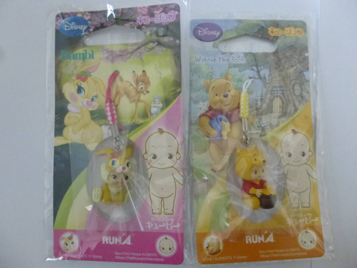 キュージョン　ディズニー　ピノキオ　キューピー　根付けストラップ キュージョン ディズニー ピノキオ キューピー 根付けストラップ