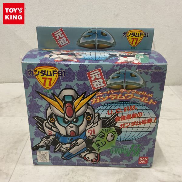 mL499a [当時物] 組済み 元祖SDガンダム ガンダムF91 通常版